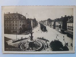 La Chaux-de-Fonds Fontaine Monumentale et Av. Leopold Robert