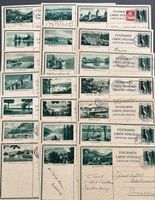 21 Bildpostkarten um 1930