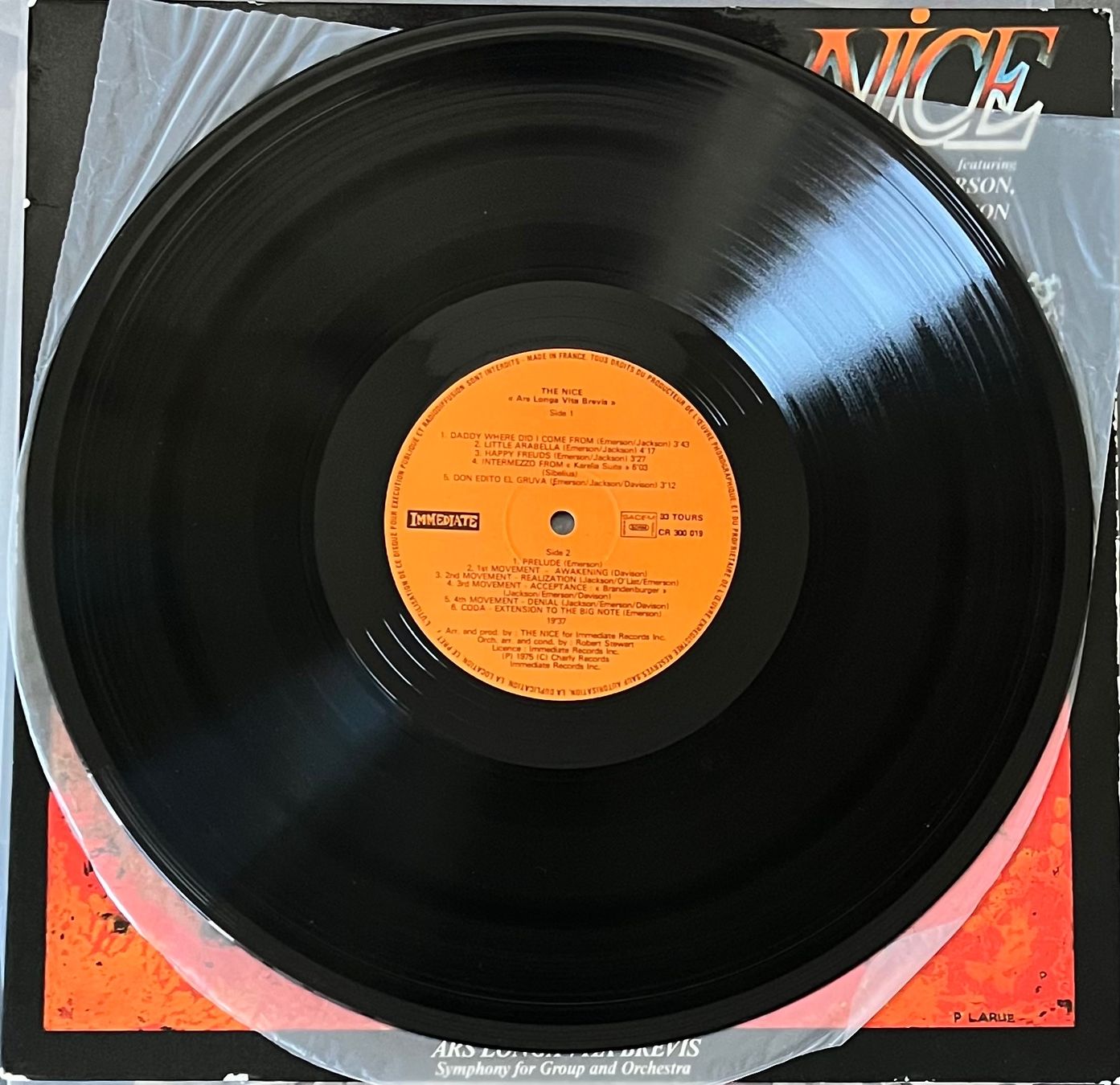 Dischi in vinile: NICE - ARS LONGA VITA BREVIS – Usato da Horw venduto da Belowzero0 3