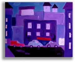 Neo Expressionismus Neal Turner "Place de la Sorbonne" Paris