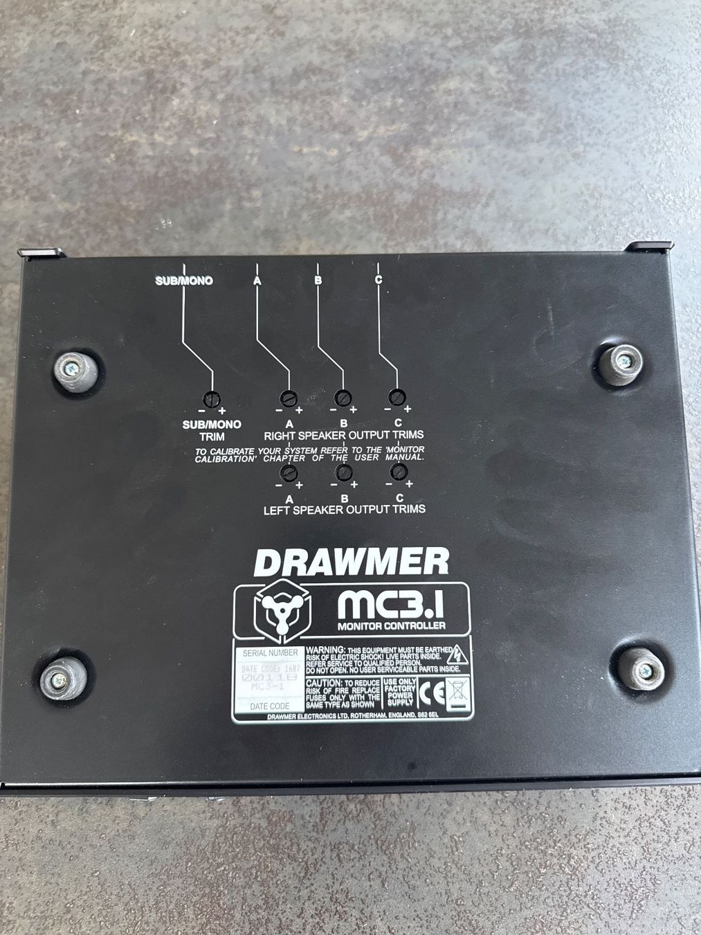 Systèmes de contrôle: Drawmer MC3.1 Monitor Controller – D'occasion à Freienstein par Huusi_33 3