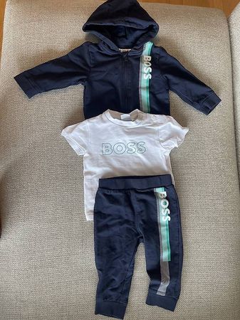 BOSS Baby Set 3-teilig Dunkelblau (Gr. 74)  Neu!