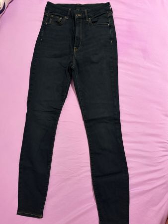 Pantalon jean femme noir coupe TAILLE 32