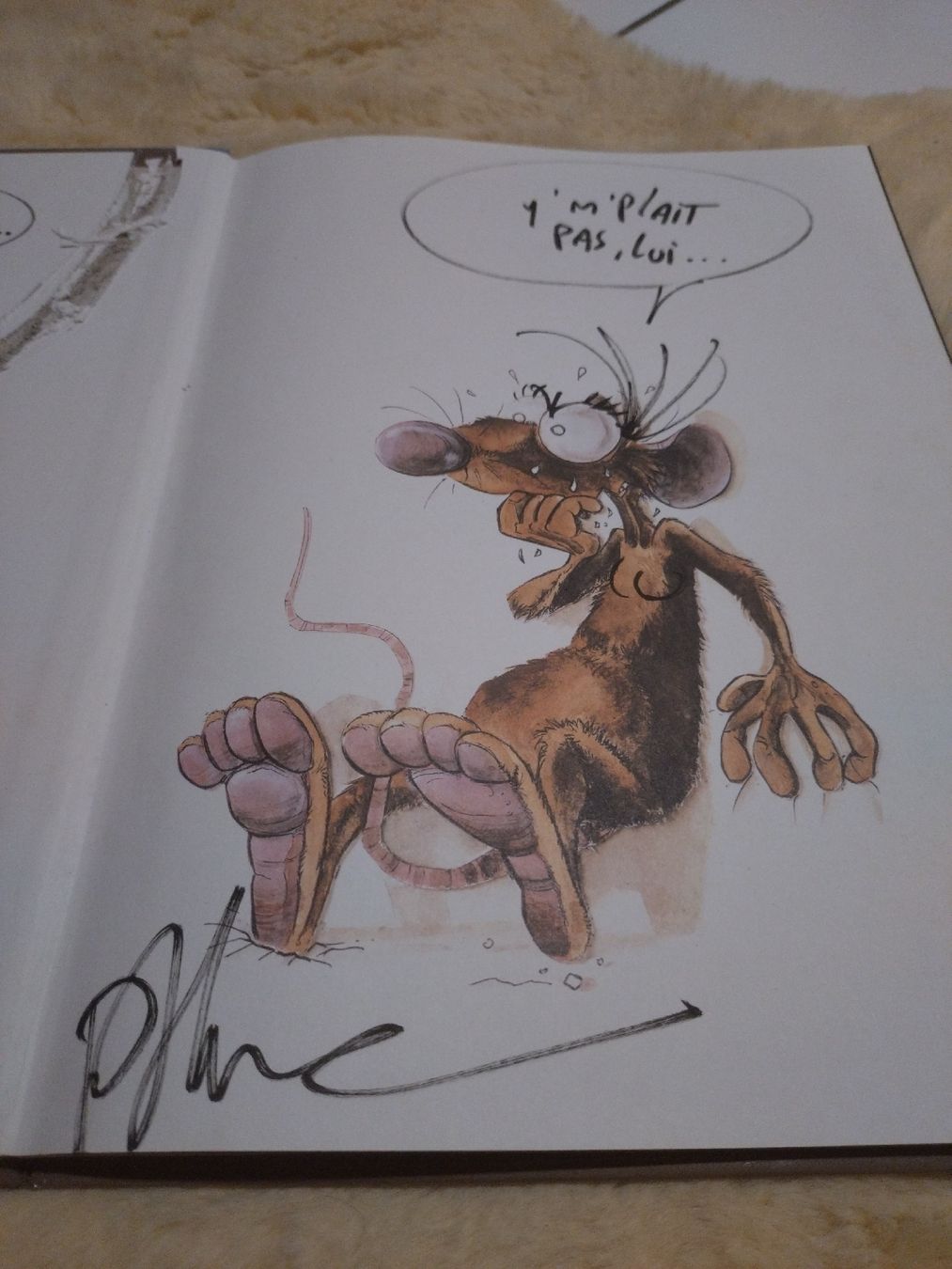 Fumetti: Dédicace - BD Ptiluc Faces de Rat, TBE – Usato da Farvagny-le-Grand venduto da LaCaverne 2