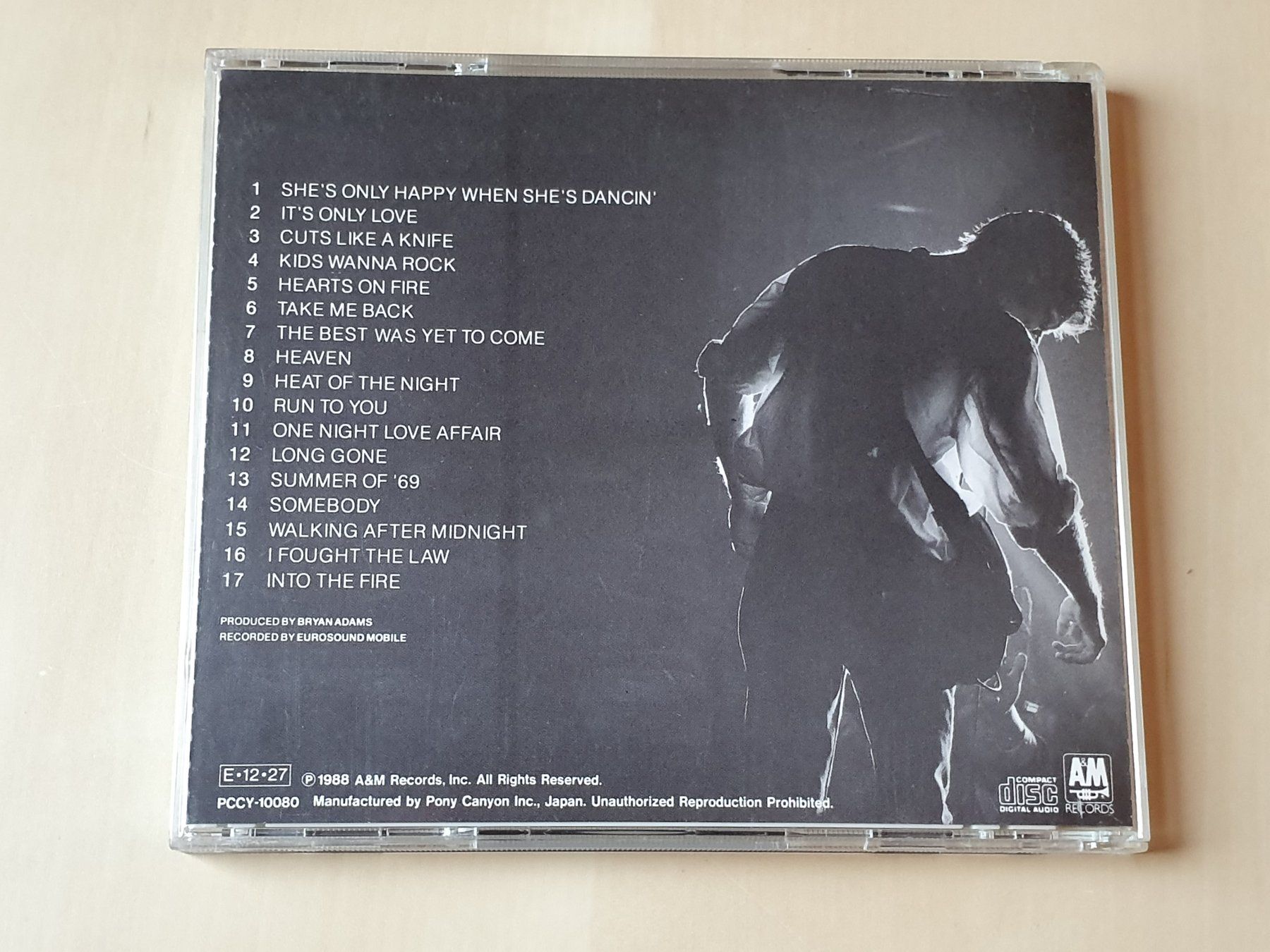 CD: Bryan Adams Live! Live! Live! – Usato da Stansstad venduto da collectorsshop 1