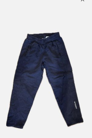 Adidas Trainingshose blau Grösse M Druckknöpfe seitlich