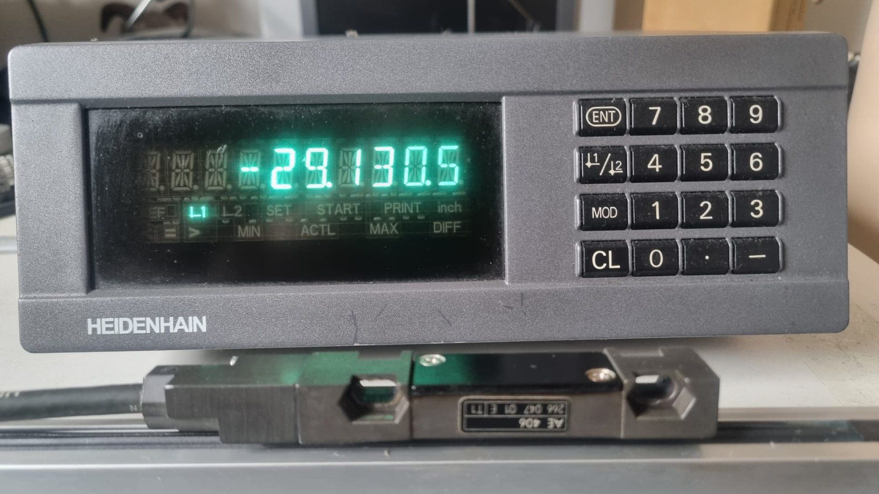 Heidenhain Messen: Digitalanzeige Heidenhain ND221B 1 – Gebraucht aus Quartino von 123HOBIT 2