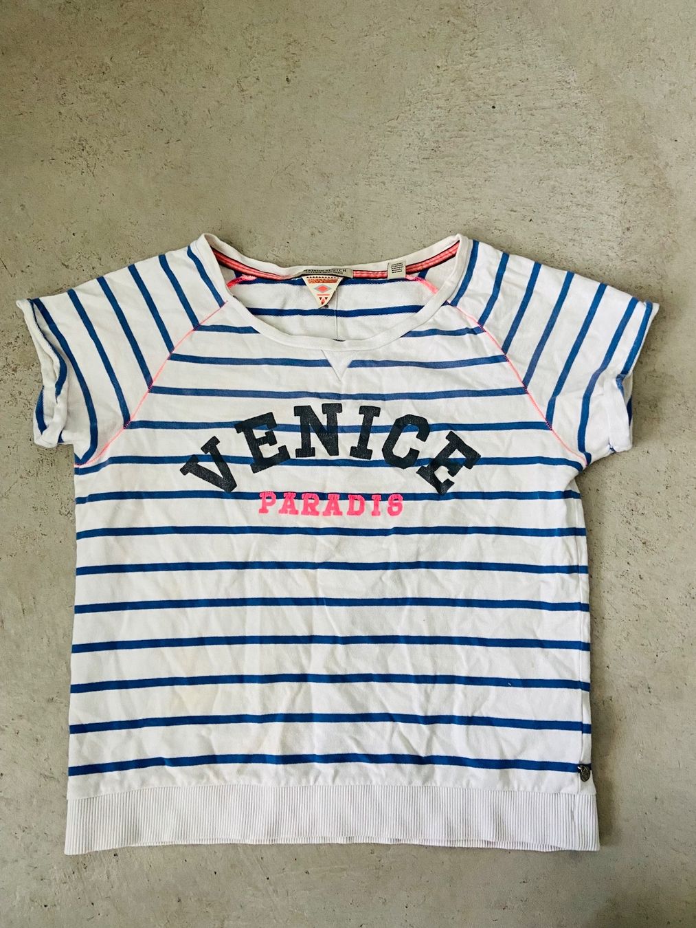 Maison Scotch Top: Scotch & Soda Oberteil gestreift – Usato da Zürich venduto da Eves.vintage.element 2