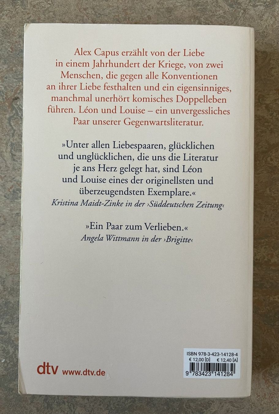 Livres: Léon und Louise - Alex Capus – D'occasion à Ueberstorf par pepsi12 1