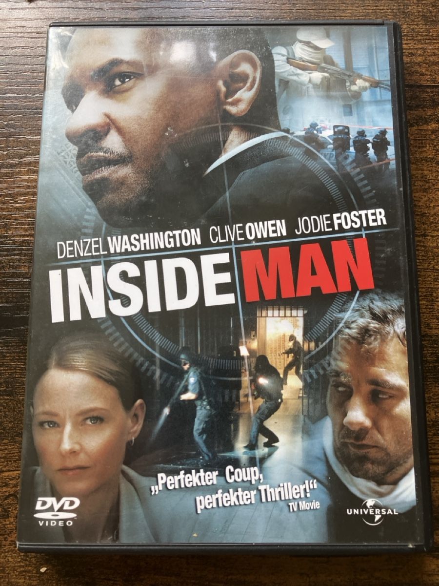 Tutti i DVDs: Inside Man DVD – Usato da Glarus venduto da Jhuber78