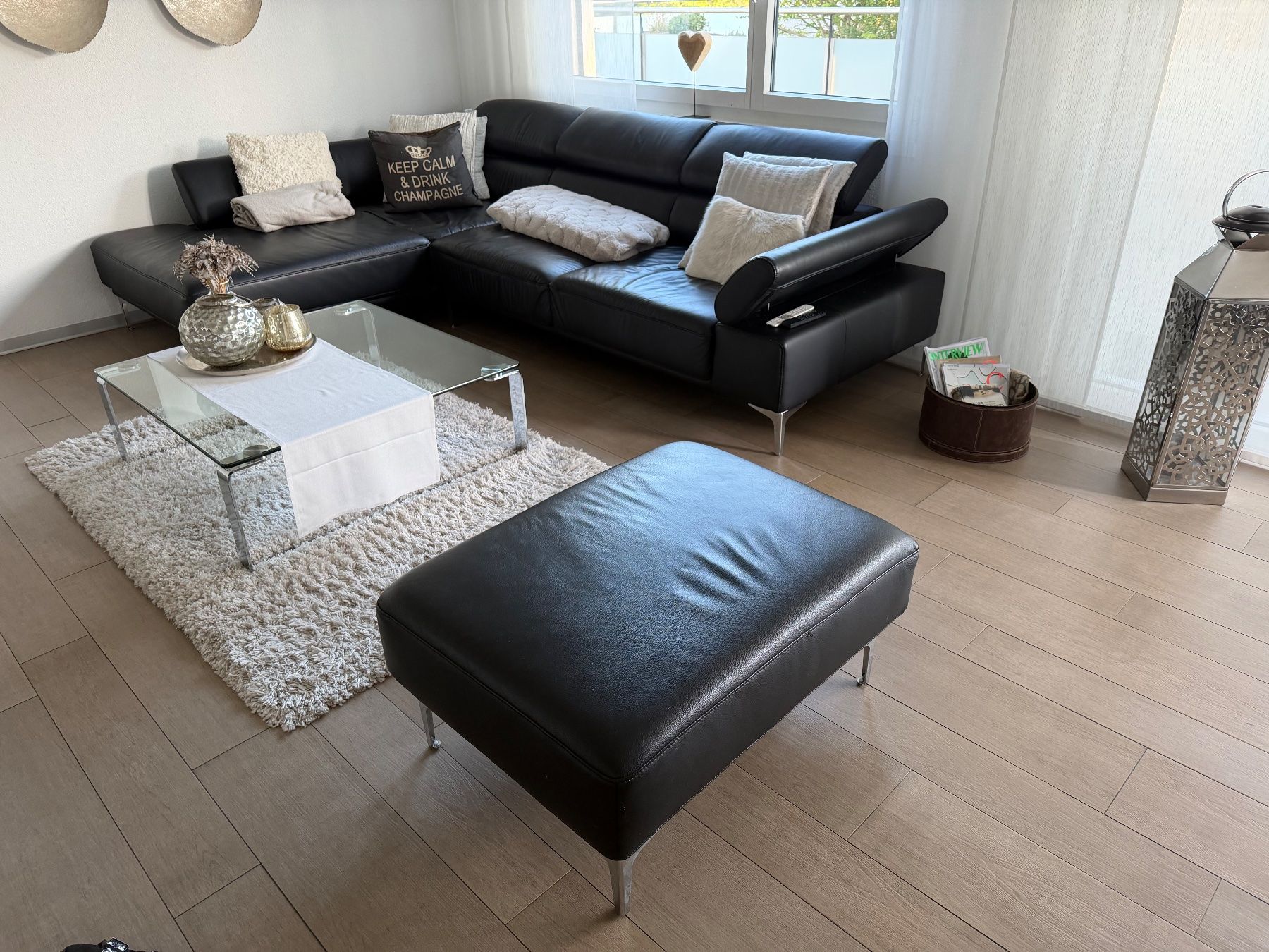 Livique Divani: Leder Sofa Schwarz – Usato da Oetwil a.d. Limmat venduto da River2000 2