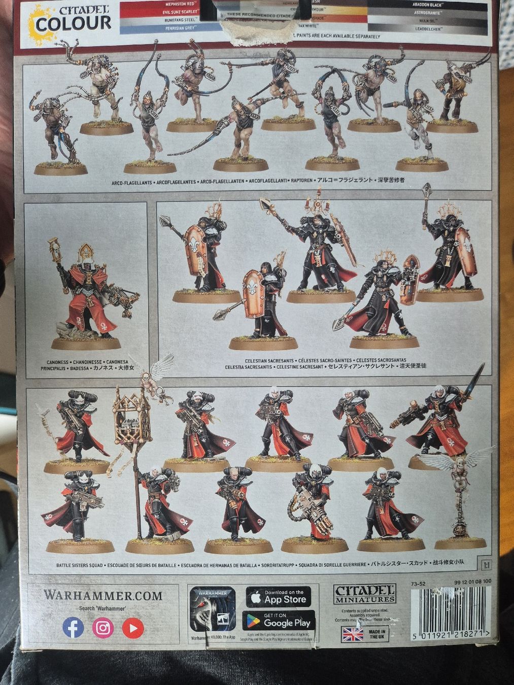 Kit di modellismo & Modellini statici: warhammer 40k - combat patrol / sœurs de bataille  – Usato da La Chaux-de-Fonds venduto da Hug_BE2300 1