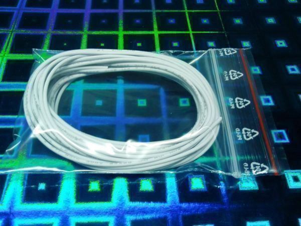 Cavi: Elektrolitze 0.5mm 500cm  weiss – Nuovo (secondo la descrizione) da Luzern venduto da Salefactory
