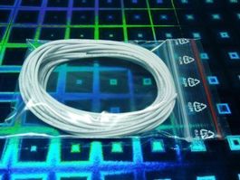 Elektrolitze 0.5mm 500cm  weiss