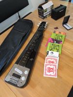 Lap Steel Guitar Harley Benton mit Blackstar Verstärker