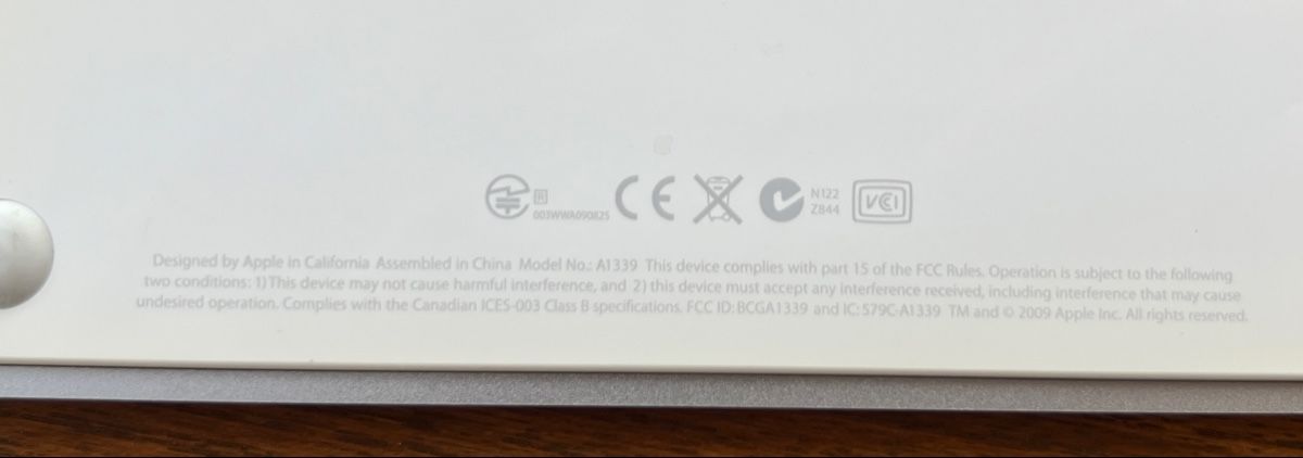 Apple Mouse: Apple Trackpad 1. Generation – Usato da Baden venduto da pat_wx96 2