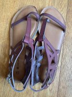 Leder Damen Sandalen Migato Braun Grösse 38 guter Zustand