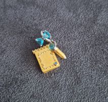 Silber Charm Buch mit Stift +Garantie