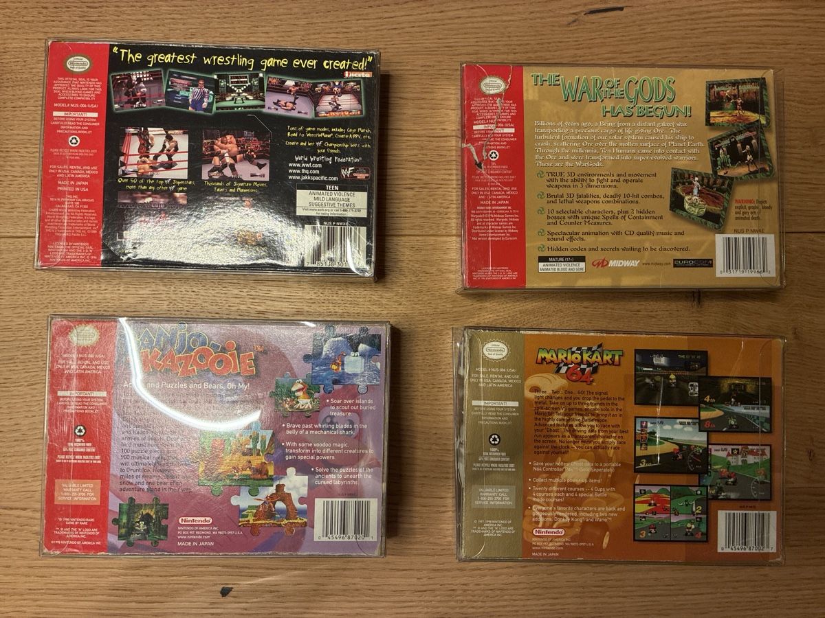 Nintendo Schutzhüllen: 4 Nintendo 64 Hüllen – Gebraucht aus Basel von Nintendofan123 1
