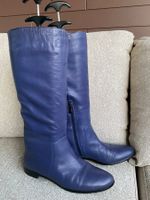 Leder Stiefel Gr 37 violett