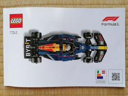 LEGO F1  #  ANLEITUNG zu # 77243  Red Bull