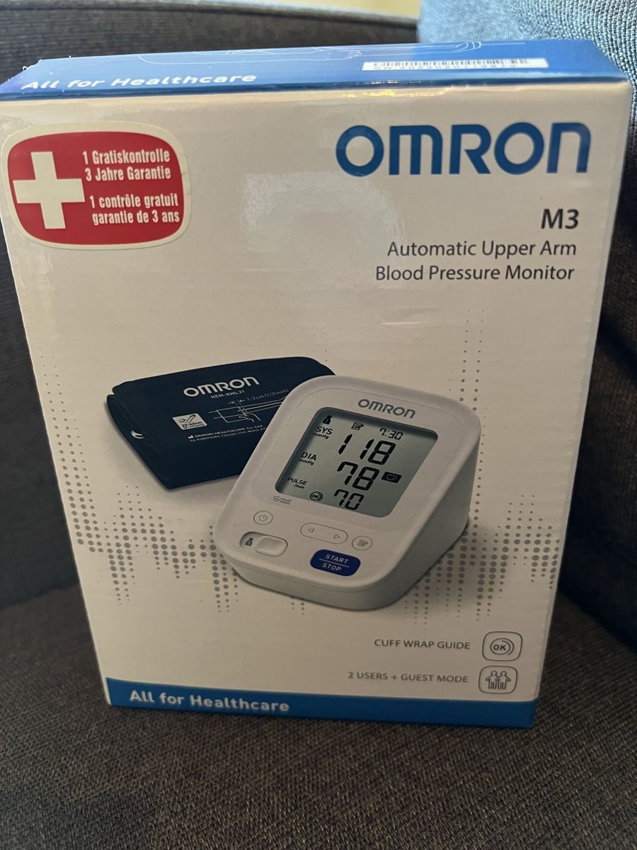 Omron Medizinische Geräte: Omron M3 Blutdruckmessgerät Oberarm  – Gebraucht aus Thun von Lara1976