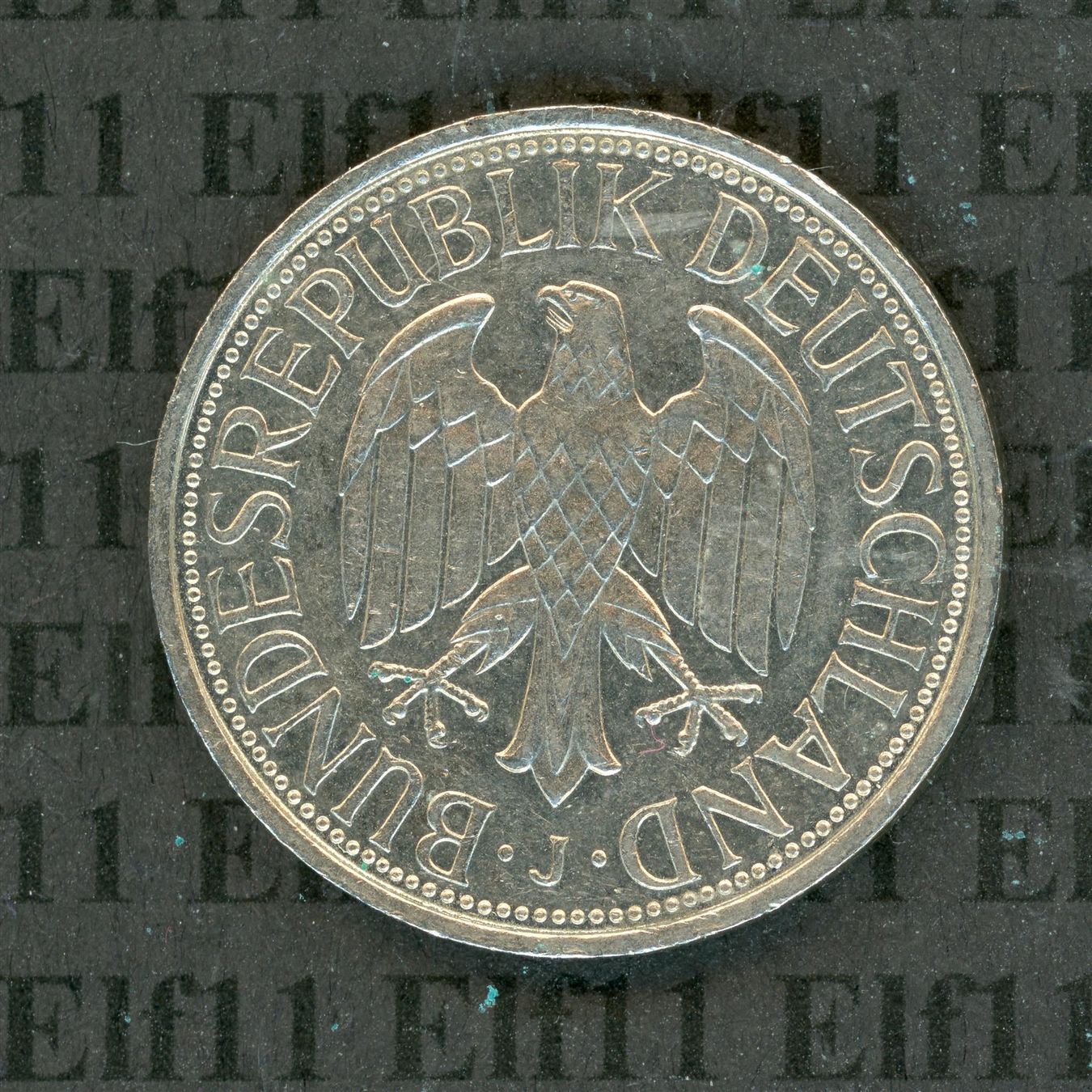 Tutti le monete: DEM___1.00 1990J -vz 1 Deutsche Mark – Usato da Widnau venduto da Elf11 1