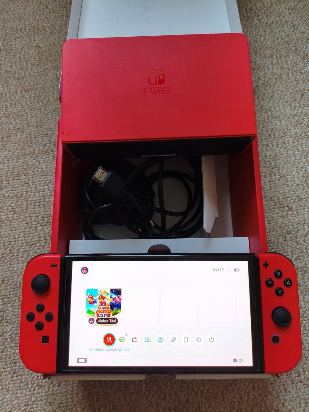 Nintendo Consoles: Nintendo Switch OLED Super Mario Special Edition – D'occasion à Vogelsang AG par miinlade 3