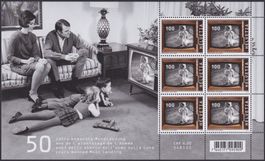 2019, Mondlandung Nr. 1738, Kleinbogen postfrisch ** FW: 6.-