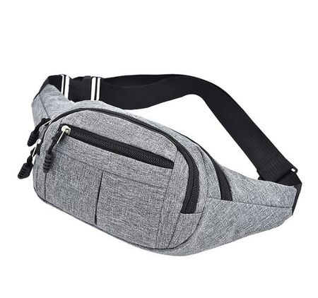 Bauchtasche für Smartphone Geldbörse Accessoires etc. grau