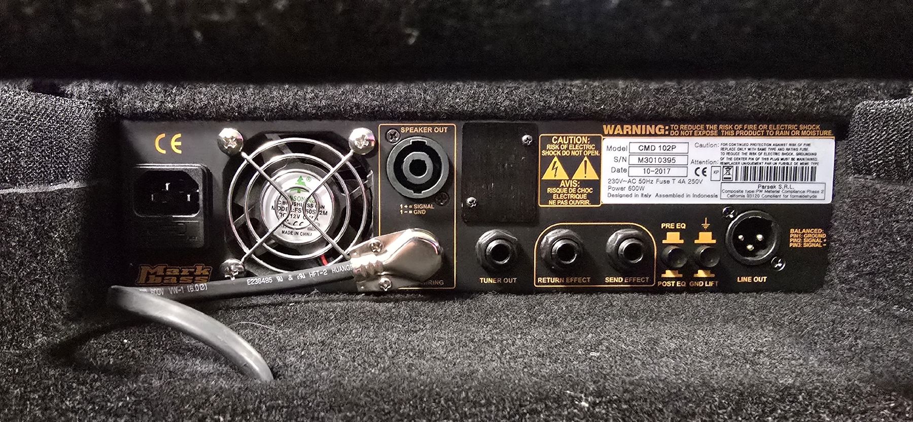 Markbass Amplificatori: Markbass Combo Head II (CMD 102P) – Usato da Emmetten venduto da Amelandrea 2