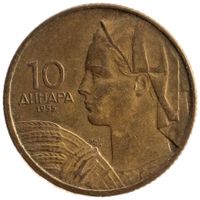 Jugoslawien 10 Dinara 1955 - Dincic F. M.