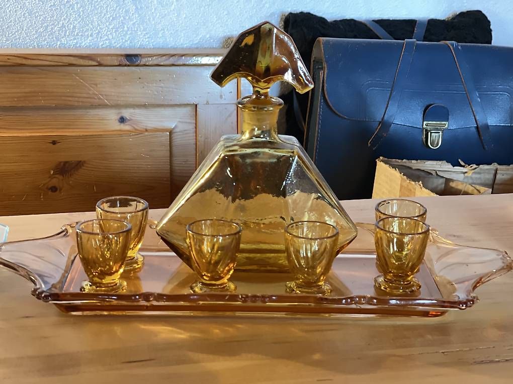 Bicchieri: Art Deko Likörset – Usato da Horgen venduto da Aruscha 4