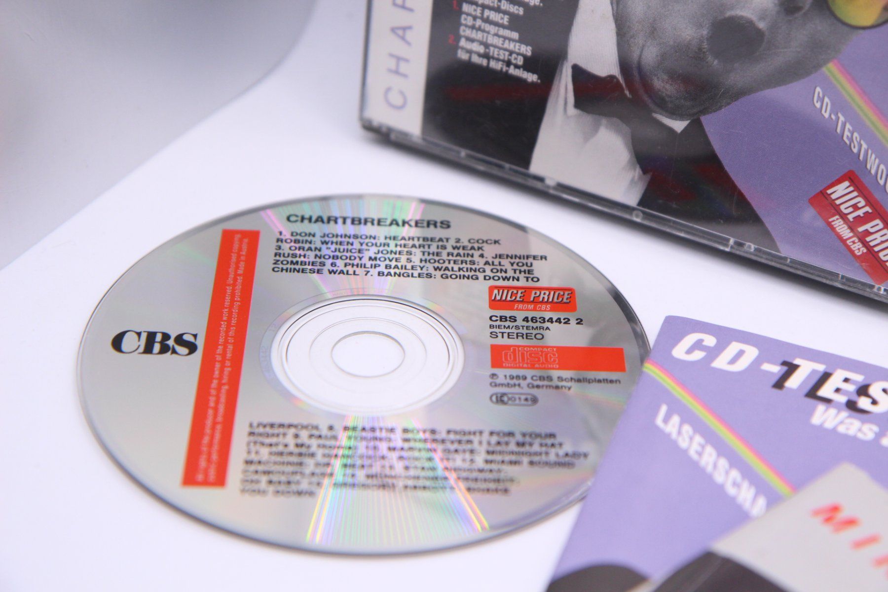 CD: 2 CD Test CD Mini-Stakkato + Chartbreakers + Herbie Hancock – Usato da Ernetschwil venduto da luisvonerni 3