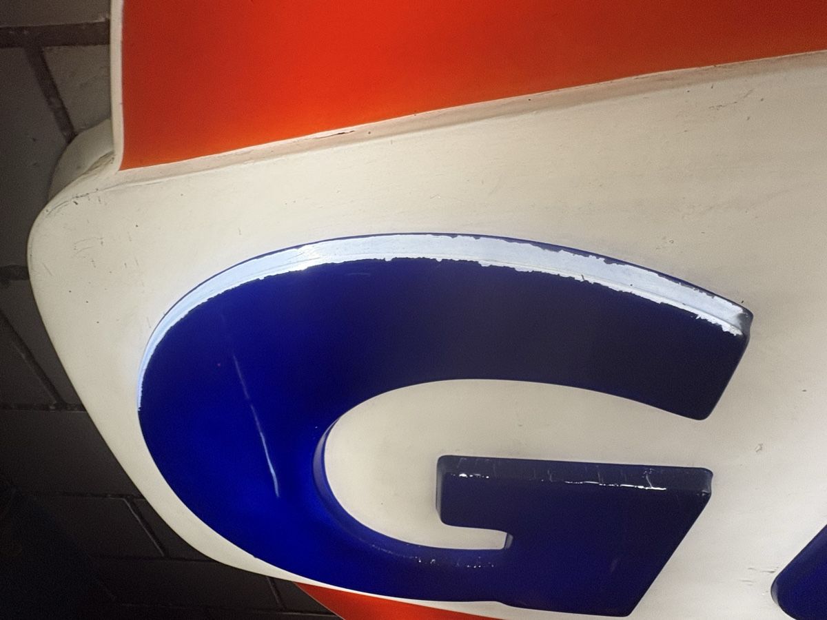Lampen: Gulf Vintage Leuchtreklame Oldtimer – Gebraucht aus Bassersdorf von Zorromobi0 2