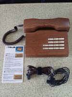 Retro Telefon im Holzdesign, seltenes Sammlerstück! Trub