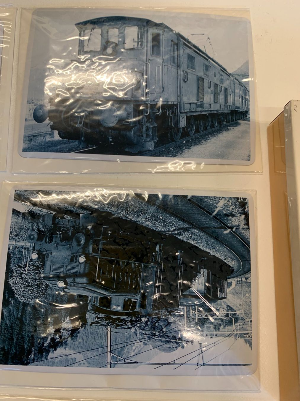 Modellini di ferrovie: Blech-Postkarten SBB-Lokomotiven 6 Stück in Blech-Box – Usato da Fislisbach venduto da Zicke1958 2