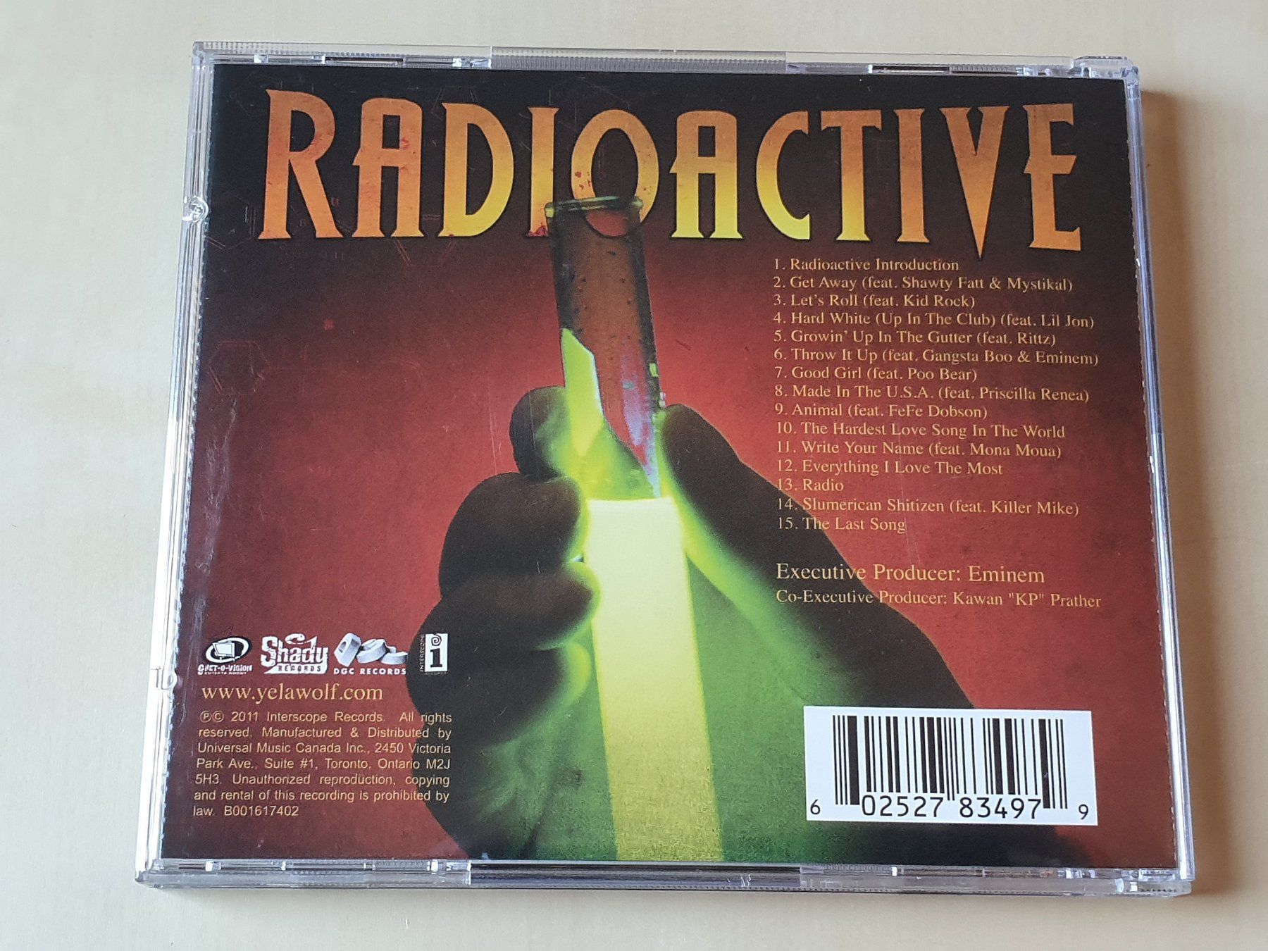 CD: Yelawolf Radioactive – Usato da Stansstad venduto da collectorsshop 1