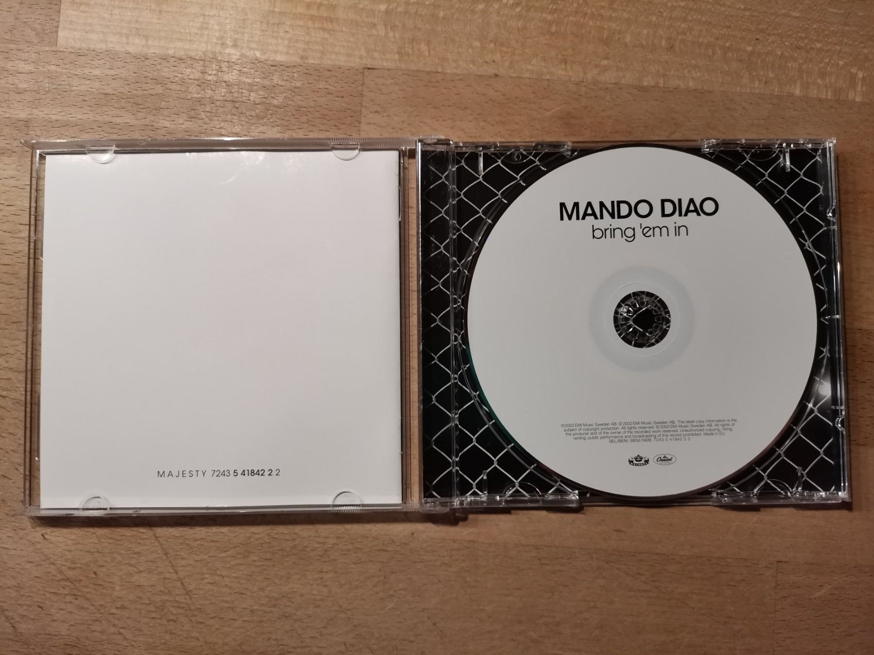 CD: Mando Diao / bring 'em in – Usato da Biel / Bienne venduto da Music74 1