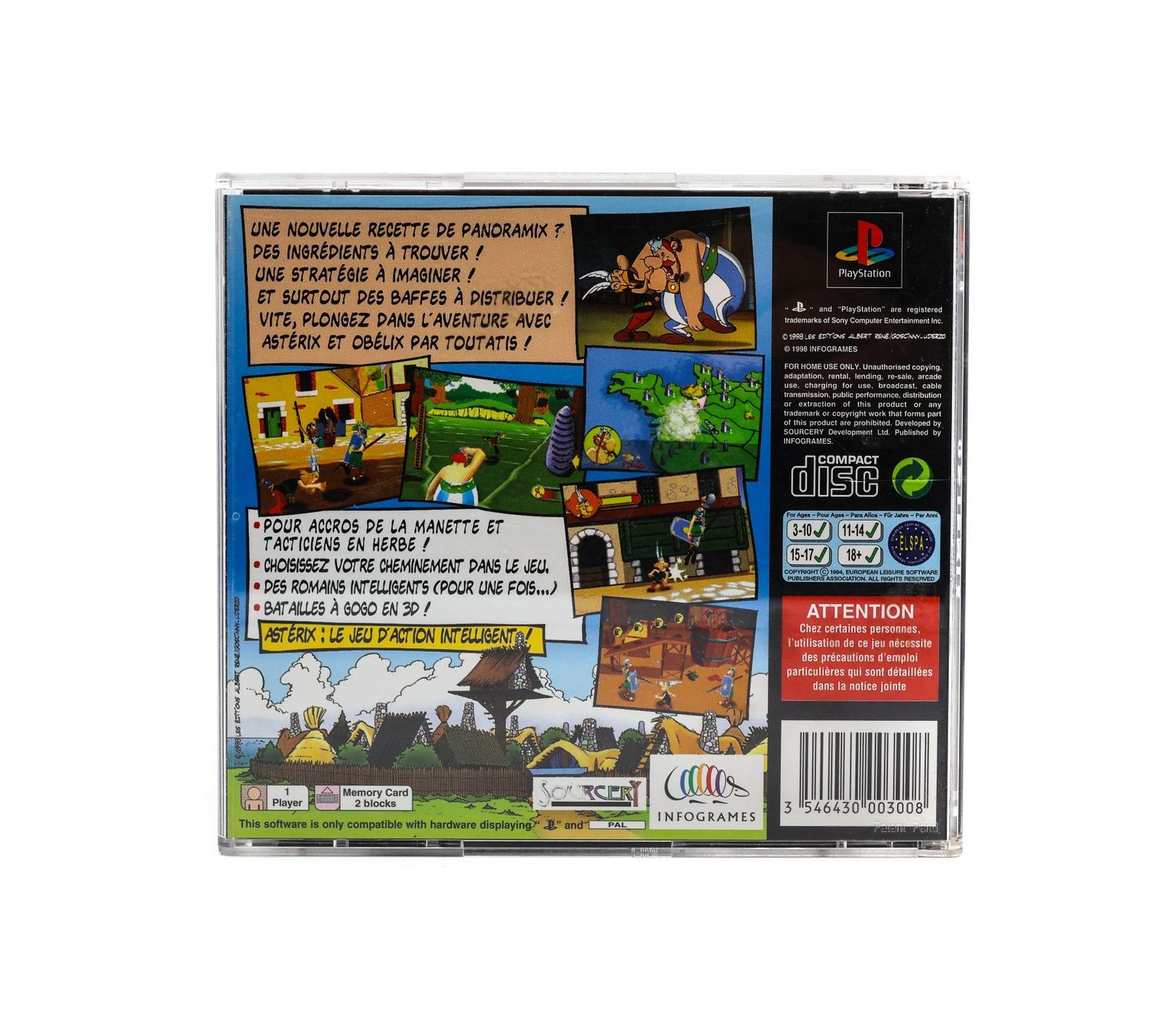 Jeux: Asterix - PS1 – D'occasion à Paudex par dindeboy 1