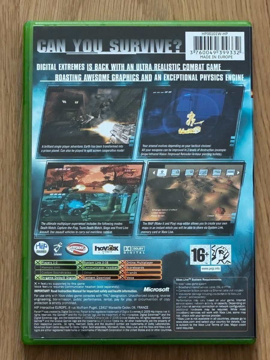 Giochi: Pariah - CIB - Xbox – Usato da Uster venduto da GamesAndStuff 1