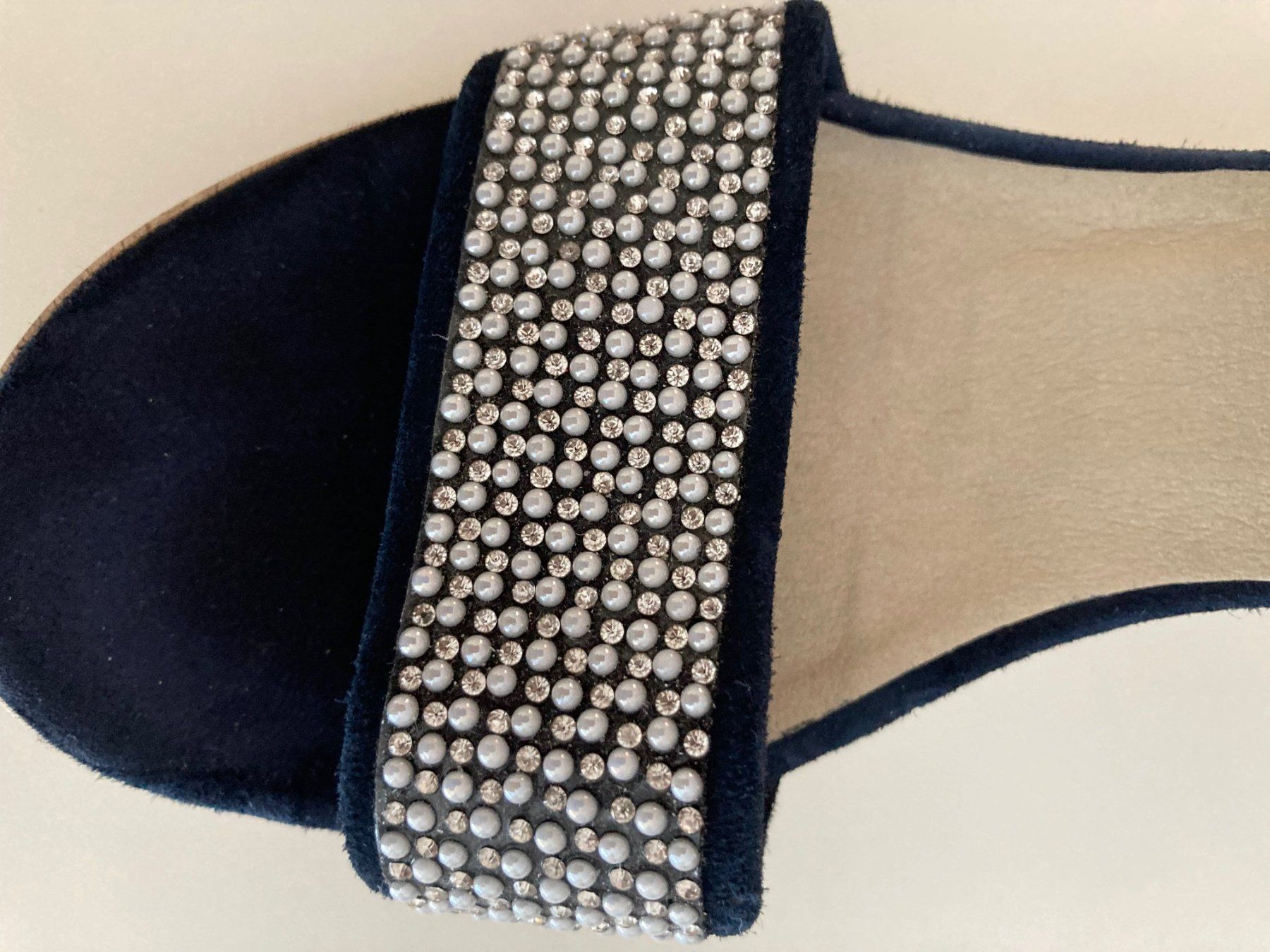 Scarpe da donna: Schuhe Keilabsatz blau Gr. 39, Wildleder – Usato da Glattpark (Opfikon) venduto da Pangie 4