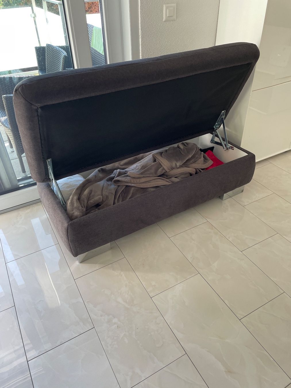 Divani: Sofa mit beistell Sitz/ Box Anthrazit – Usato da Auenstein venduto da moin. 8