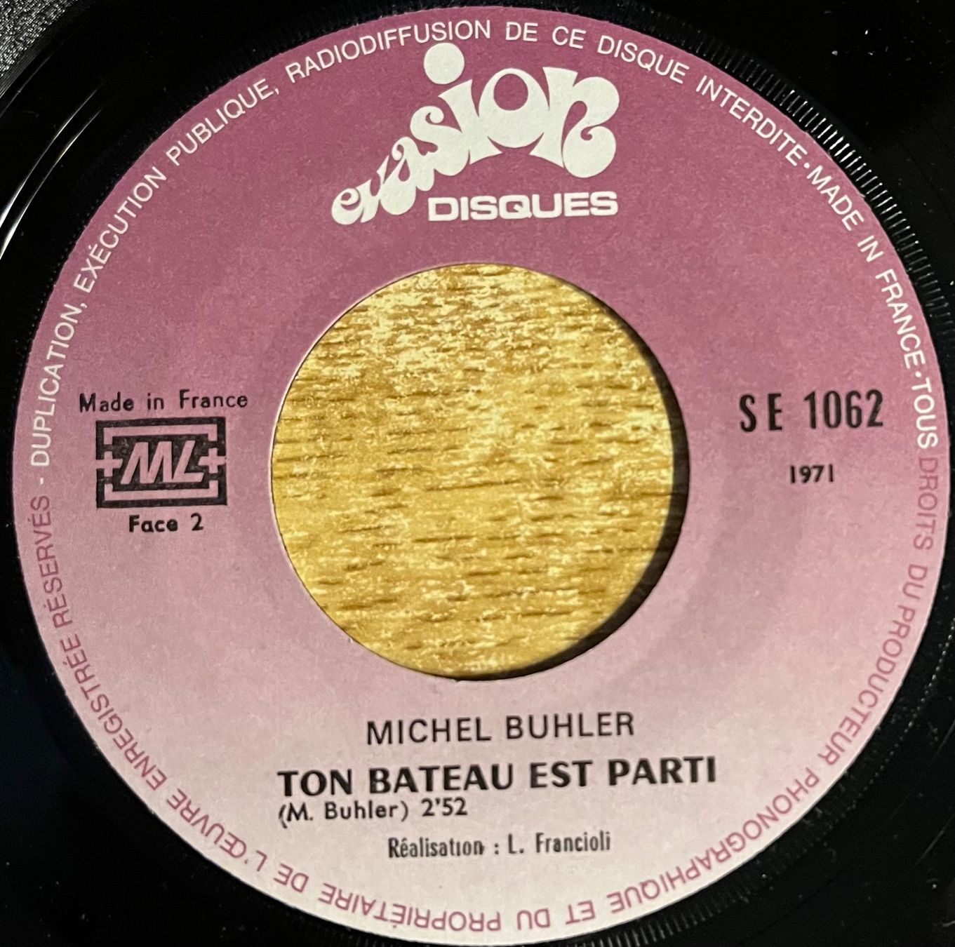 Dischi in vinile: MICHEL BUHLER - ET ME VOILA – Usato da Bussigny venduto da vinyl-pas-cher 3