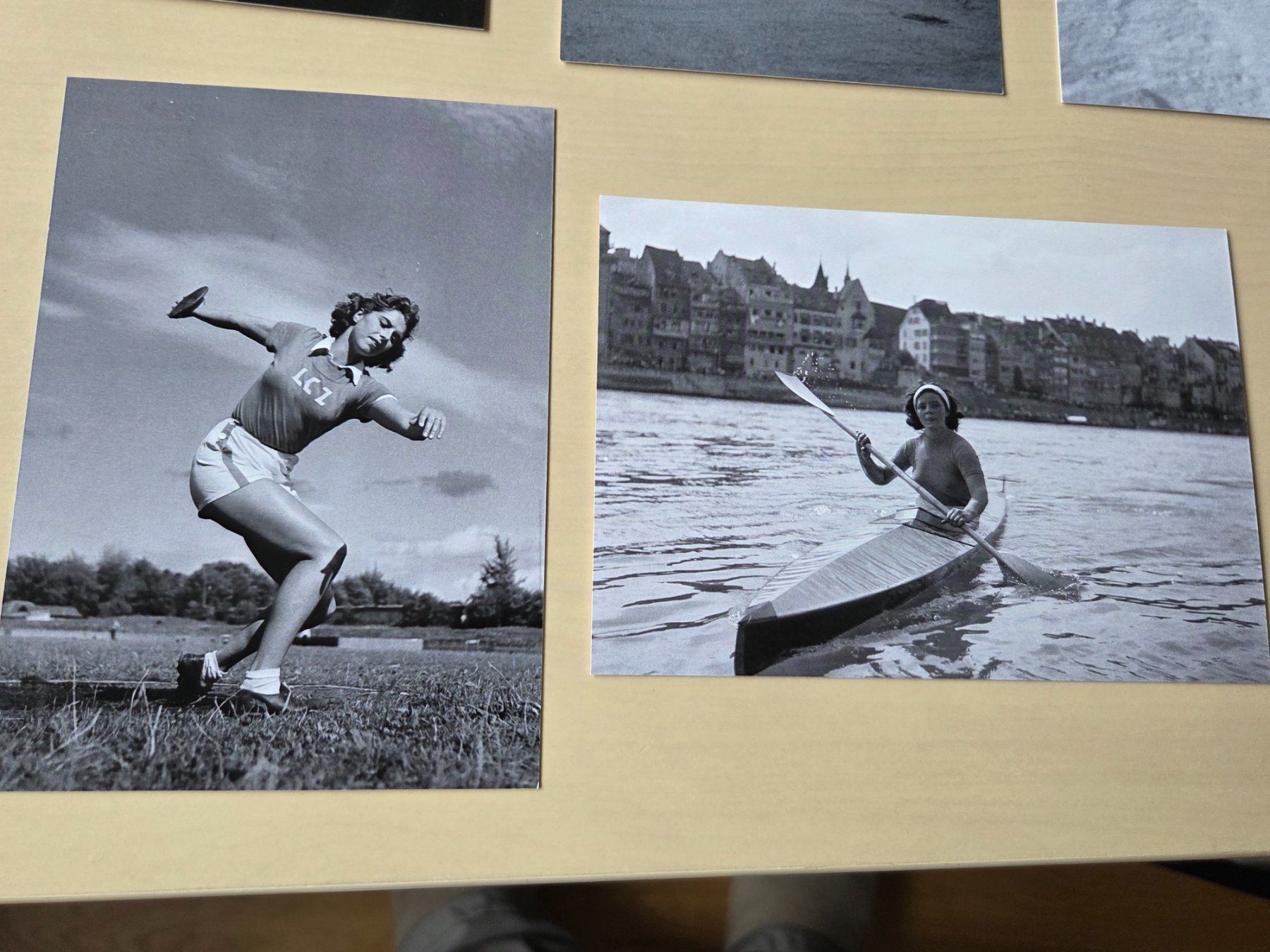 Cartoline postali: Frauensport, Ansichtskarten, Basler Rheinsporttage – Usato da Liestal venduto da ITOlio 2