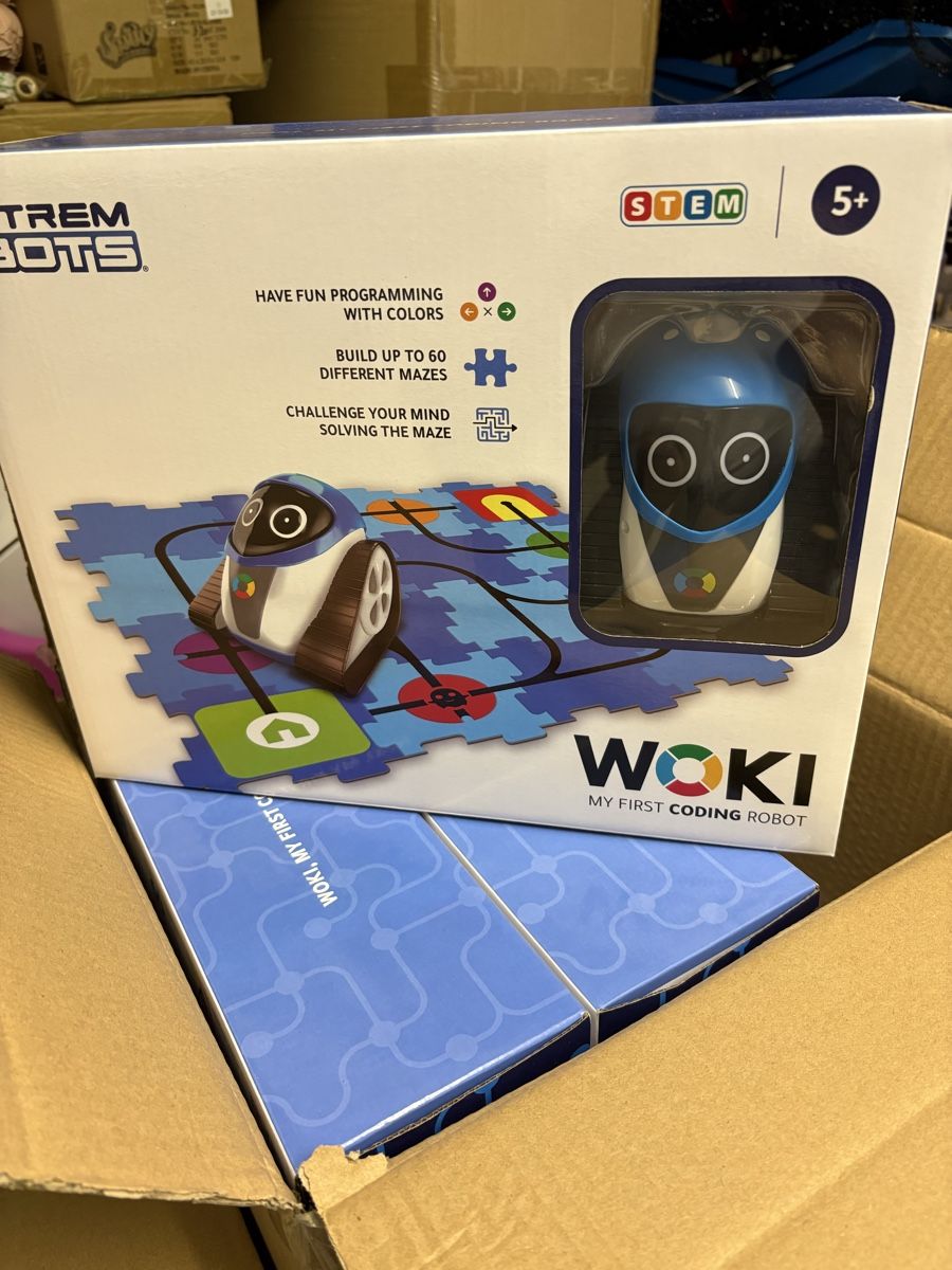 Kit di costruzioni: Restposten 3 Stk. Woki Roboter (neu) – Nuovo e nell'imballaggio originale da Vordemwald venduto da Jerry328