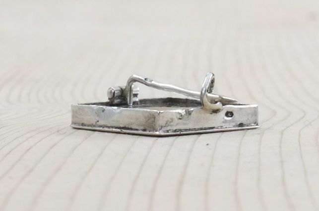 Broschen & Nadeln: Brosche, Silber, Schmuck-Bilderrahmen, Gobelin, antik, 1930 – Gebraucht aus Basel von si-belle 5