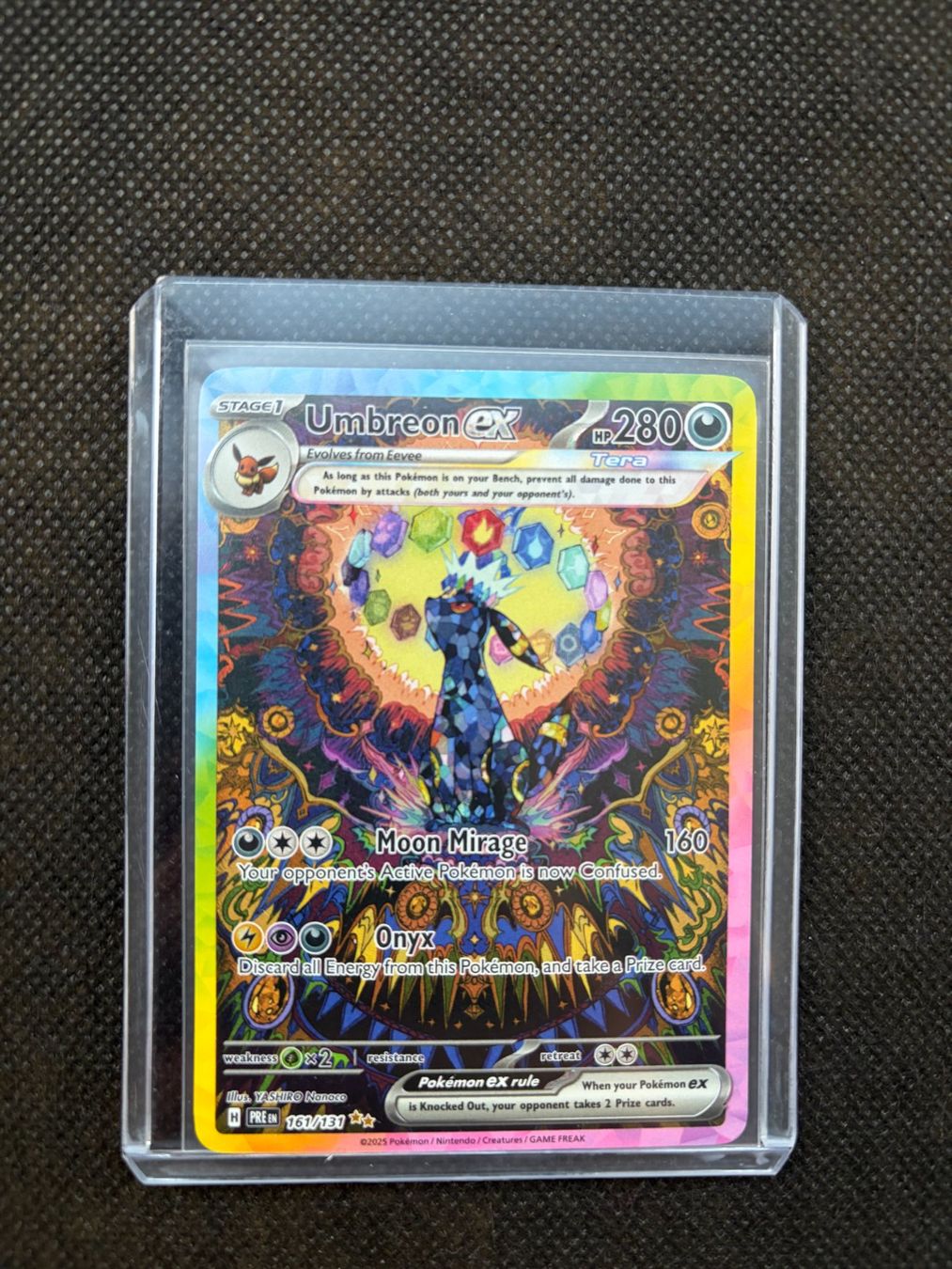 Pokémon Carte collezionabili: Umbreon EX 161/131 | Prismatic Evolutions | EN – Nuovo e nell'imballaggio originale da Küsnacht ZH venduto da Martyn2932