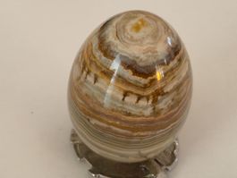 Dekoration Achat marmoriert Grösse 7-8 cm Ei Mineral Stein