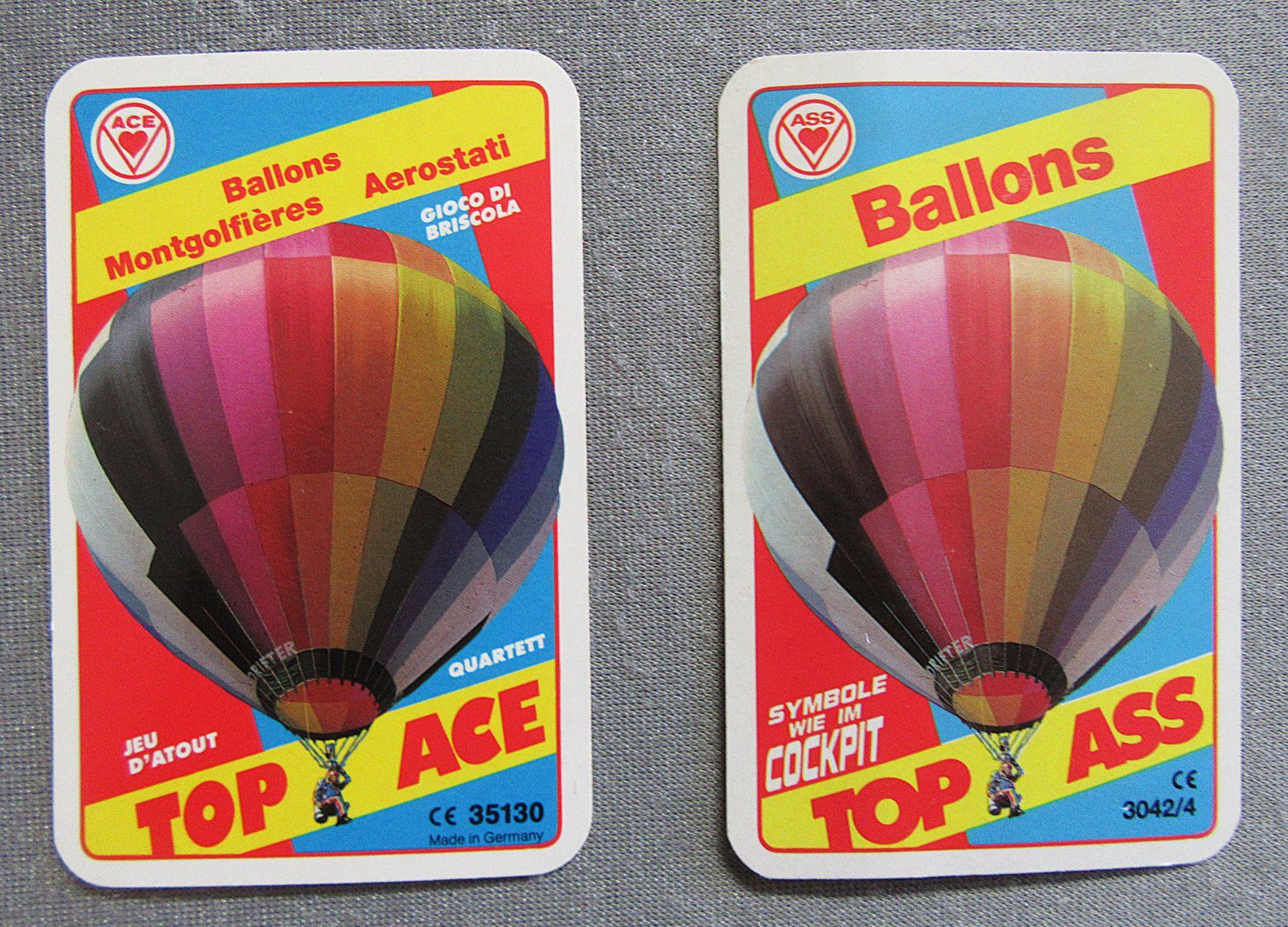 Giochi: Quartett - Ballons - TOP ASS – Usato da Auenstein venduto da Padabimbim 1